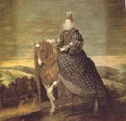 Diego Velazquez Portrait equestre de la reina Marguerite (df02) oil painting